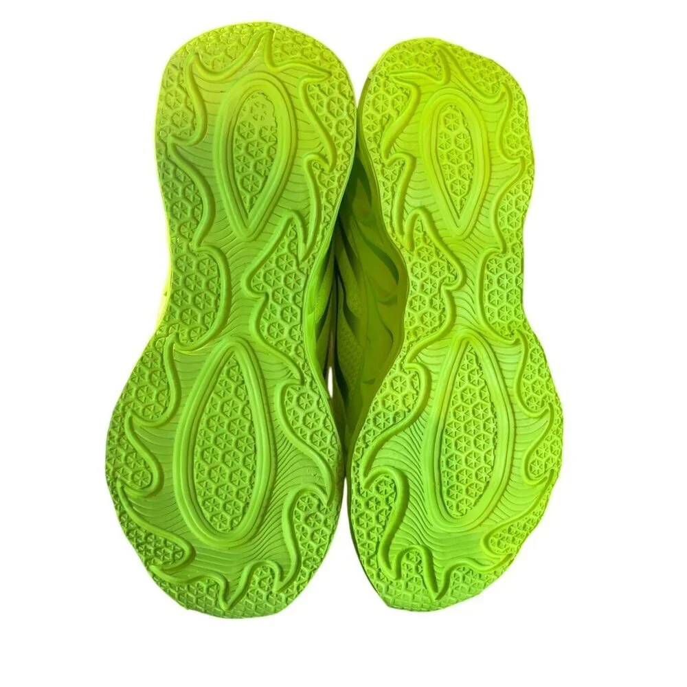 Retro‎ Neon Running Sneaker Active Sporty Fire Cloud 45 Lace Up Retro Funky Bold